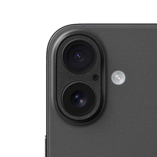 Rama camera Aluminiu SILKASE pentru Apple iPhone 16 Plus, FullGlue, negru (iPhone 16 Plus, C0633) by www.silkase.ro