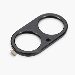 Rama camera Aluminiu SILKASE pentru Apple iPhone 16, FullGlue, negru Rama camera Aluminiu SILKASE pentru Apple iPhone 16, FullGlue, negru