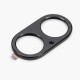 Rama camera Aluminiu SILKASE pentru Apple iPhone 16 Plus, FullGlue, negru (iPhone 16 Plus, C0633) by www.silkase.ro