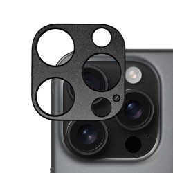 Rama camera Aluminiu SILKASE pentru Apple iPhone 16 Pro Max, FullGlue, negru