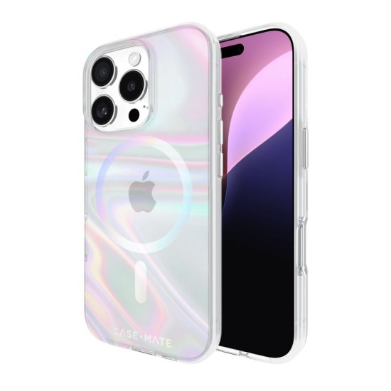 Husa Case Mate Soap Bubble Magsafe pentru Apple iPhone 16 Pro (Case Mate, iPhone 16 Pro) by www.silkase.ro Husa Case Mate Soap Bubble Magsafe pentru Apple iPhone 16 Pro (iPhone 16 Pro, CM054414) by www.silkase.ro