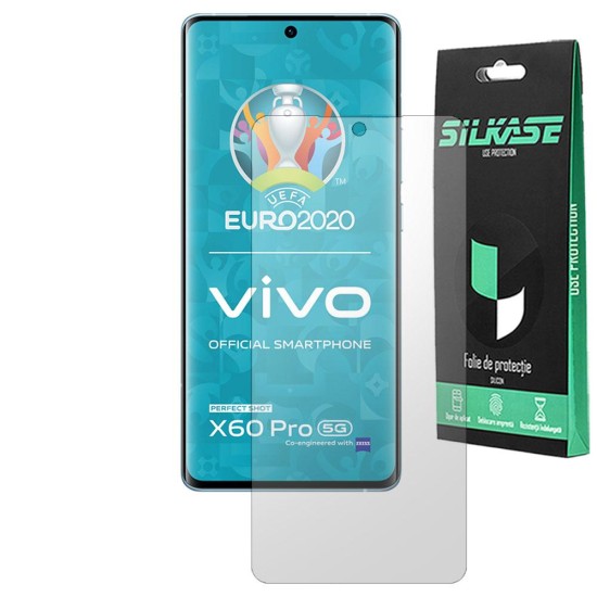Folie mata SILKASE pentru Vivo X60 Pro, protectie ecran, silicon regenerabil (SILKASE, ) by www.silkase.ro Folie mata SILKASE pentru Vivo X60 Pro, protectie ecran, silicon regenerabil (, F2993) by www.silkase.ro