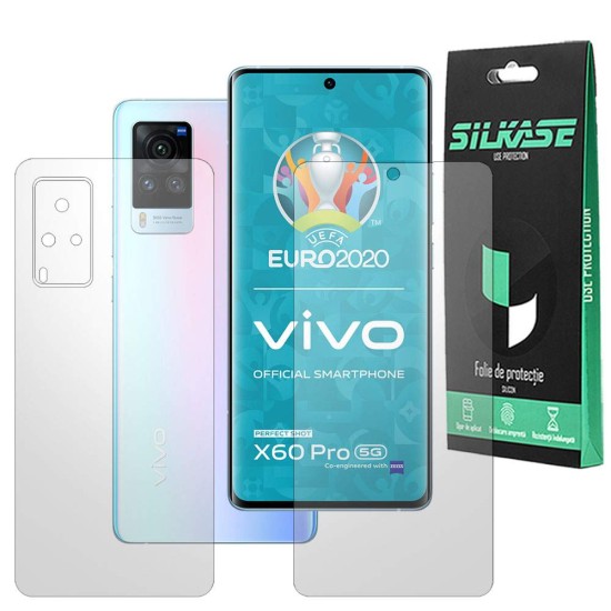 Set 2 folii mate SILKASE pentru Vivo X60 Pro, protectie telefon, silicon regenerabil (SILKASE, ) by www.silkase.ro Set 2 folii mate SILKASE pentru Vivo X60 Pro, protectie telefon, silicon regenerabil (, F3024) by www.silkase.ro