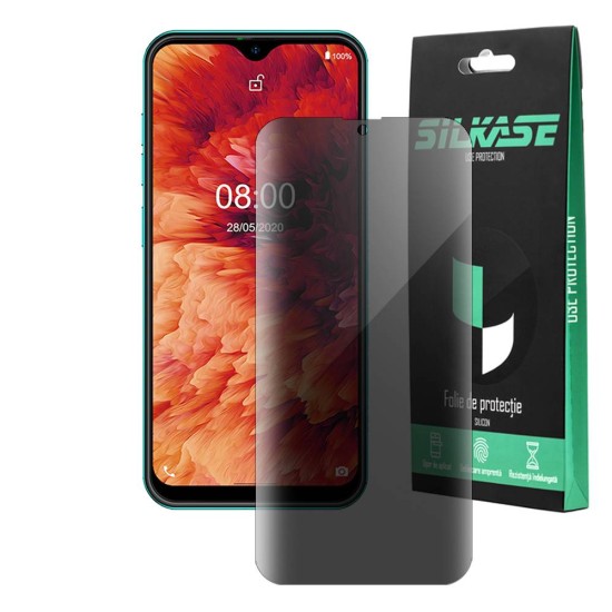 Folie privacy SILKASE pentru Ulefone Note 8, protectie ecran, silicon (, F3615) by www.silkase.ro