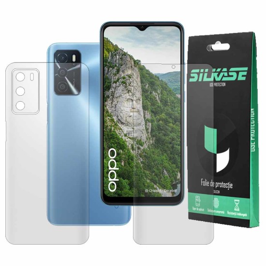 Set 2 folii mate SILKASE pentru Oppo A16, protectie telefon,silicon regenerab (SILKASE, Set Folii Mate) by www.silkase.ro Set 2 folii mate SILKASE pentru Oppo A16, protectie telefon,silicon regenerab (A16, F3768) by www.silkase.ro
