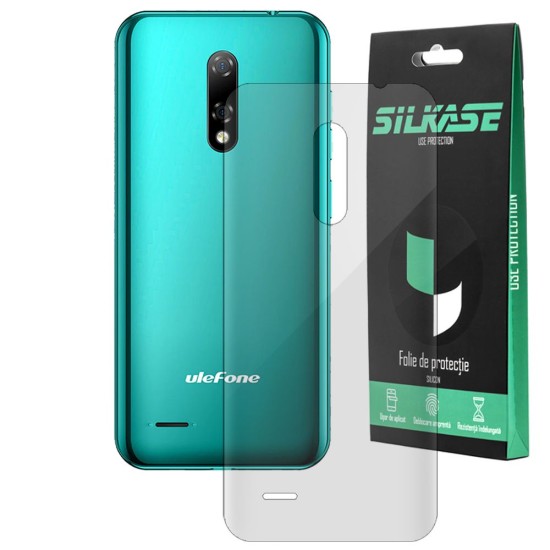 Folie spate SILKASE pentru Ulefone Note 8, protectie spate, silicon regenerabil (, F3787) by www.silkase.ro