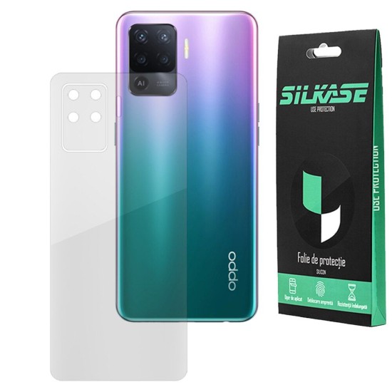 Folie spate SILKASE pentru Oppo Reno 5 Lite, protectie spate, silicon regenerabil (Reno5 Lite, F3806) by www.silkase.ro