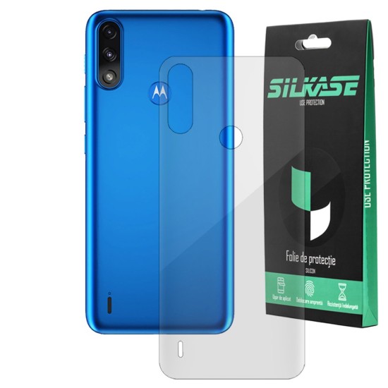 Folie spate SILKASE pentru Motorola Moto E7i Power, protectie spate, silicon regenerabil (SILKASE, Folie Silicon Spate Lucioasa) by www.silkase.ro Folie spate SILKASE pentru Motorola Moto E7i Power, protectie spate, silicon regenerabil (Moto E7i Power, F3835) by www.silkase.ro