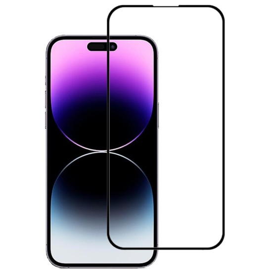 Folie sticla SILKASE pentru Apple iPhone 14 Pro Max, Full Glue, Full display, negru (iPhone 14 Pro Max, F5010) by www.silkase.ro