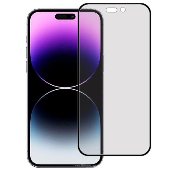 Folie sticla mata SILKASE pentru Apple iPhone 14 Pro Max, Full Glue, Full display, negru (iPhone 14 Pro Max, F5014) by www.silkase.ro