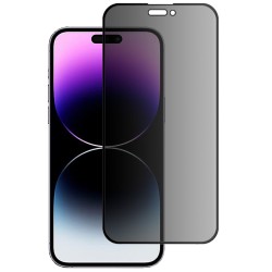 Folie sticla privacy SILKASE pentru Apple iPhone 14 Pro Max, Full Glue, Full display, negru Folie sticla privacy SILKASE pentru Apple iPhone 14 Pro Max, Full Glue, Full display, negru
