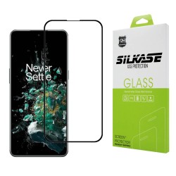 Folie sticla SILKASE pentru OnePlus 10T, Full Glue, Full display, negru