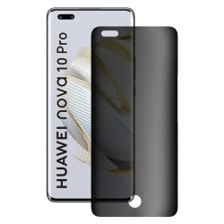 Folie sticla UV privacy SILKASE pentru Huawei Nova 10 Pro, Full Glue, Full display, negru
