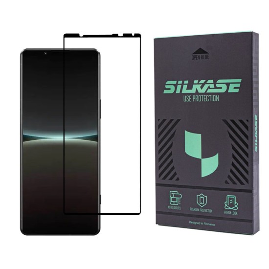 Folie sticla SILKASE pentru Sony Xperia 5 IV, Full Glue, Full display, negru (SILKASE, Xperia 5 IV) by www.silkase.ro Folie sticla SILKASE pentru Sony Xperia 5 IV, Full Glue, Full display, negru (Xperia 5 IV, F5381) by www.silkase.ro