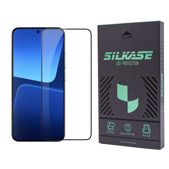 Folie sticla SILKASE pentru Xiaomi 13, Full Glue, Full display, negru (SILKASE, Folii telefoane) by www.silkase.ro Folie sticla SILKASE pentru Xiaomi 13, Full Glue, Full display, negru (13, F5627) by www.silkase.ro