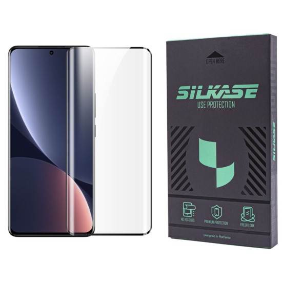 Folie sticla SILKASE pentru Xiaomi 13 Pro, Full Glue, Full display, negru (13 Pro, F5628) by www.silkase.ro