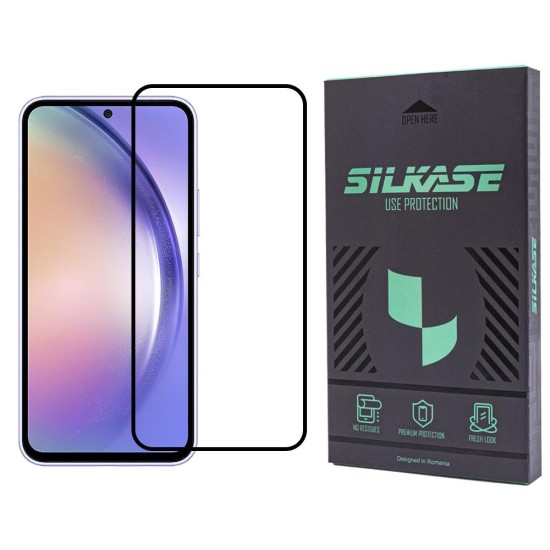 Folie sticla SILKASE pentru Samsung Galaxy A54, Full Glue, Full display, negru (SILKASE, Telefoane Samsung) by www.silkase.ro Folie sticla SILKASE pentru Samsung Galaxy A54, Full Glue, Full display, negru (Telefoane Samsung, F5697) by www.silkase.ro