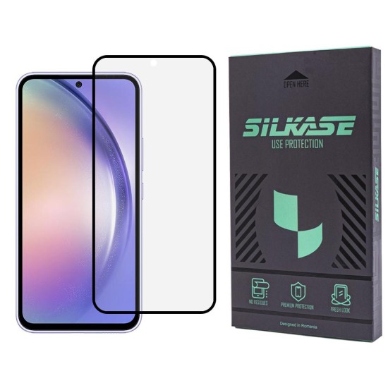 Folie sticla mata SILKASE pentru Samsung Galaxy A54, Full Glue, Full display, negru (SILKASE, Telefoane Samsung) by www.silkase.ro Folie sticla mata SILKASE pentru Samsung Galaxy A54, Full Glue, Full display, negru (Telefoane Samsung, F5698) by www.silkase.ro