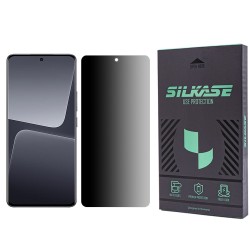 Folie sticla UV Privacy SILKASE pentru Xiaomi 13 Pro, FingerPrint, Full Glue, Full display