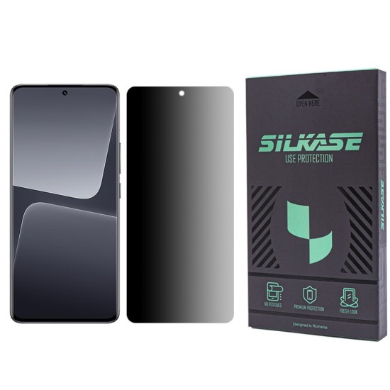 Folie sticla UV Privacy SILKASE pentru Xiaomi 13 Pro, FingerPrint, Full Glue, Full display (SILKASE, Accesorii Xiaomi) by www.silkase.ro Folie sticla UV Privacy SILKASE pentru Xiaomi 13 Pro, FingerPrint, Full Glue, Full display (13 Pro, F5702) by www.silkase.ro