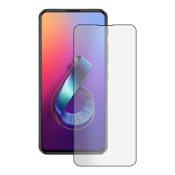 Folie sticla mata SILKASE pentru Asus Zenfone 6, Full Glue, Full display, negru
