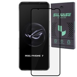Folie sticla SILKASE pentru Asus Rogphone 7, Full Glue, Full display, negru Folie sticla SILKASE pentru Asus Rogphone 7, Full Glue, Full display, negru