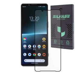 Folie sticla SILKASE pentru Sony Xperia 1 V, Full Glue, Full display, negru Folie sticla SILKASE pentru Sony Xperia 1 V, Full Glue, Full display, negru