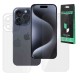 Set 2 folii Mix SILKASE pentru Apple Iphone 15 Pro Max, folie fata lucioasa si folie spate mata, protectie telefon, silicon regenerabil (iPhone 15 Pro Max, F6192) by www.silkase.ro