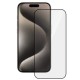 Folie sticla SILKASE pentru Apple iPhone 15 Pro, Full Glue, Full display, negru (iPhone 15 Pro, F6197) by www.silkase.ro