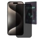 Folie sticla privacy SILKASE pentru Apple iPhone 15 Pro, Full Glue, Full display, negru (SILKASE, iPhone 15 Pro) by www.silkase.ro Folie sticla privacy SILKASE pentru Apple iPhone 15 Pro, Full Glue, Full display, negru (iPhone 15 Pro, F6201) by www.silkase.ro