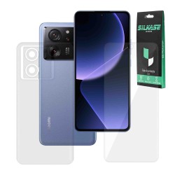 Set 2 folii Mix SILKASE pentru Xiaomi 13T, folie fata lucioasa si folie spate mata, protectie telefon, silicon regenerabil Set 2 folii Mix SILKASE pentru Xiaomi 13T, folie fata lucioasa si folie spate mata, protectie telefon, silicon regenerabil