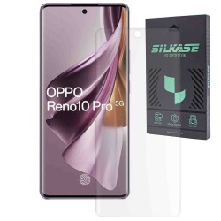 Folie sticla UV mata SILKASE pentru Oppo Reno 10 Pro, Full Glue, Full display, transparenta