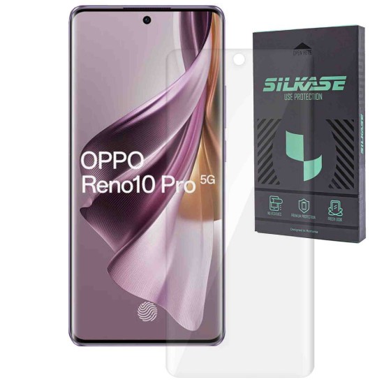 Folie sticla UV SILKASE pentru Oppo Reno 10 Pro, Full Glue, Full display, transparenta (SILKASE, Oppo) by www.silkase.ro Folie sticla UV SILKASE pentru Oppo Reno 10 Pro, Full Glue, Full display, transparenta (Reno10 Pro, F6252) by www.silkase.ro