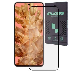 Folie sticla SILKASE pentru Google Pixel 8, Full Glue, Full display, negru