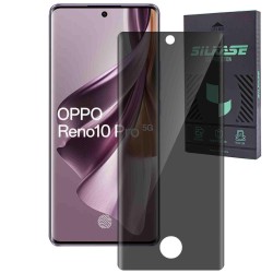 Folie sticla UV privacy SILKASE pentru Oppo Reno 10 Pro, Full Glue, Full display, negru Folie sticla UV privacy SILKASE pentru Oppo Reno 10 Pro, Full Glue, Full display, negru