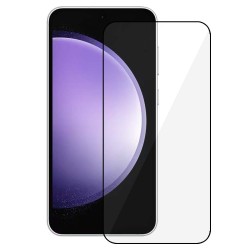 Folie sticla SILKASE pentru Samsung Galaxy S23 FE, Full Glue, Full display, negru