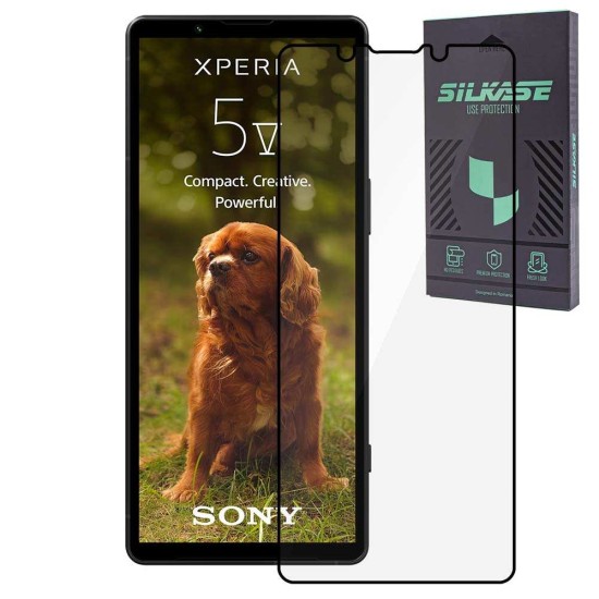 Folie sticla SILKASE pentru Sony Xperia 5 V, Full Glue, Full display, negru (SILKASE, Xperia 5 V) by www.silkase.ro Folie sticla SILKASE pentru Sony Xperia 5 V, Full Glue, Full display, negru (Xperia 5 V, F6381) by www.silkase.ro