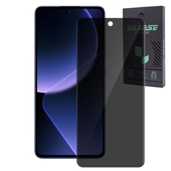 Folie sticla UV privacy SILKASE pentru Xiaomi 13T Pro, Full Glue, Full display, negru (SILKASE, Folii telefoane) by www.silkase.ro Folie sticla UV privacy SILKASE pentru Xiaomi 13T Pro, Full Glue, Full display, negru (, F6386) by www.silkase.ro