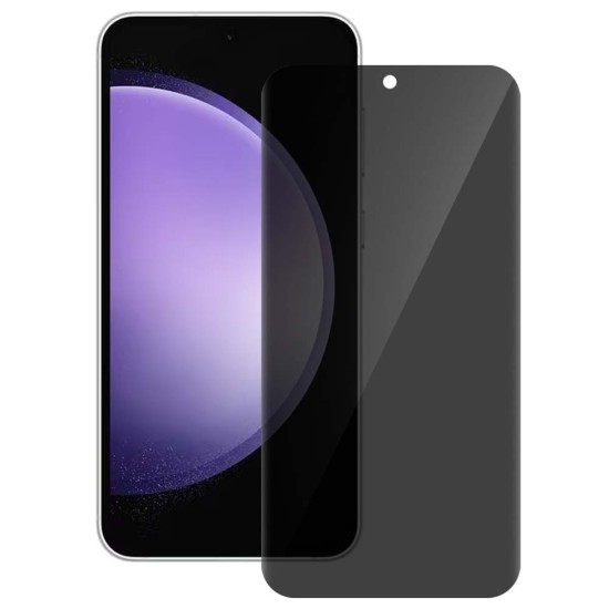 Folie sticla UV privacy SILKASE pentru Samsung Galaxy S23 FE, Full Glue, Full display, negru (Telefoane Samsung, F6387) by www.silkase.ro