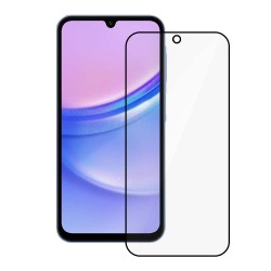 Folie sticla SILKASE pentru Samsung Galaxy A15/A15 5G, Full Glue, Full display, negru