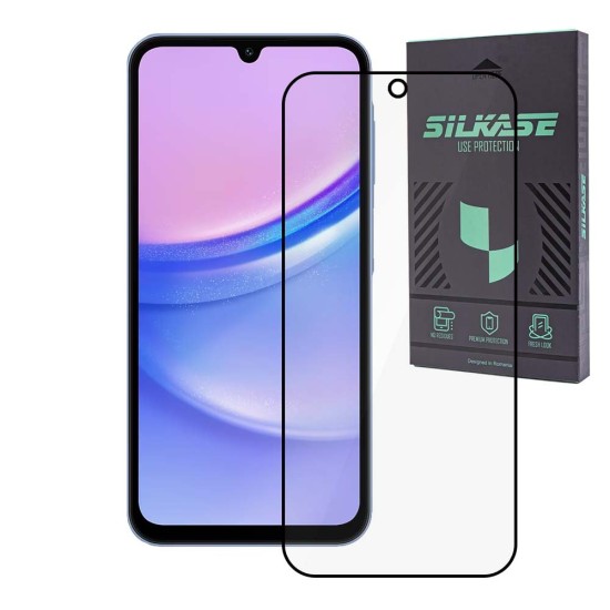 Folie sticla SILKASE pentru Samsung Galaxy A15/A15 5G, Full Glue, Full display, negru (SILKASE, Telefoane Samsung) by www.silkase.ro Folie sticla SILKASE pentru Samsung Galaxy A15/A15 5G, Full Glue, Full display, negru (Telefoane Samsung, F6470) by www.silkase.ro