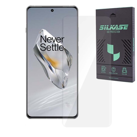 Folie sticla UV SILKASE pentru OnePlus 12, Full Glue, Full display, transparenta (Telefoane OnePlus, F6472) by www.silkase.ro