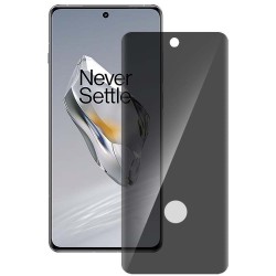 Folie sticla UV privacy SILKASE pentru OnePlus 12, Full Glue, Full display, negru