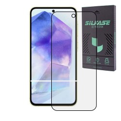 Folie sticla SILKASE pentru Samsung A55, Full Glue, Full display, negru Folie sticla SILKASE pentru Samsung A55, Full Glue, Full display, negru