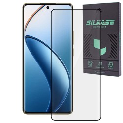 Folie sticla UV SILKASE pentru Realme 12 Pro, Full Glue, Full display, negru