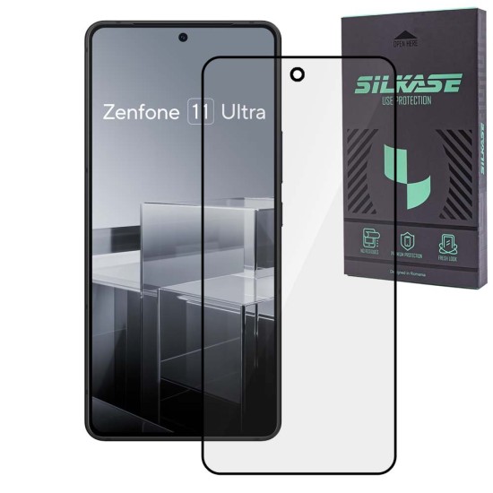 Folie sticla SILKASE pentru Asus Zenfone 11 Ultra, Full Glue, Full display, negru (SILKASE, Folii telefoane) by www.silkase.ro Folie sticla SILKASE pentru Asus Zenfone 11 Ultra, Full Glue, Full display, negru (Zenfone 11 Ultra, F6946) by www.silkase.ro