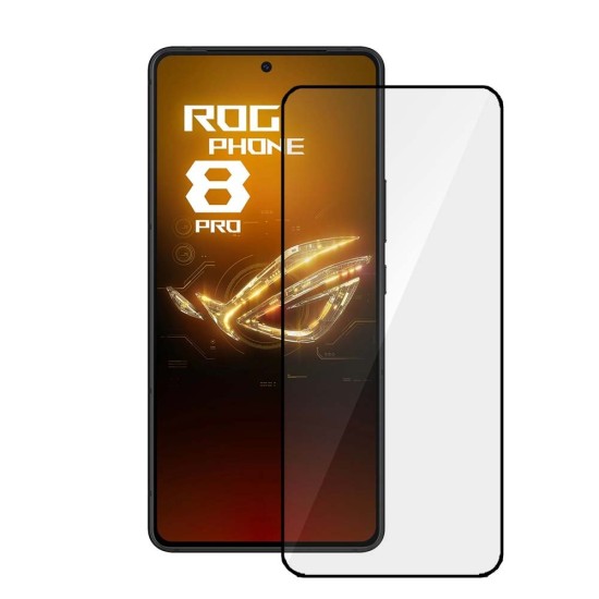 Folie sticla SILKASE pentru Asus Rog Phone 8/9, Full Glue, Full display, negru (ROG Phone 9, F6947) by www.silkase.ro