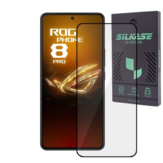 Folie sticla SILKASE pentru Asus Rog Phone 8/9, Full Glue, Full display, negru (ROG Phone 9, F6947) by www.silkase.ro