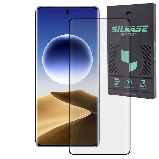 Folie sticla UV SILKASE pentru Oppo Find X7 Ultra, Full Glue, Full display, negru (Find X7 Ultra, F6949) by www.silkase.ro