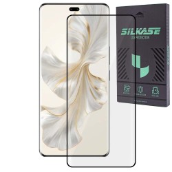 Folie sticla UV SILKASE pentru Honor 100, Full Glue, Full display, negru